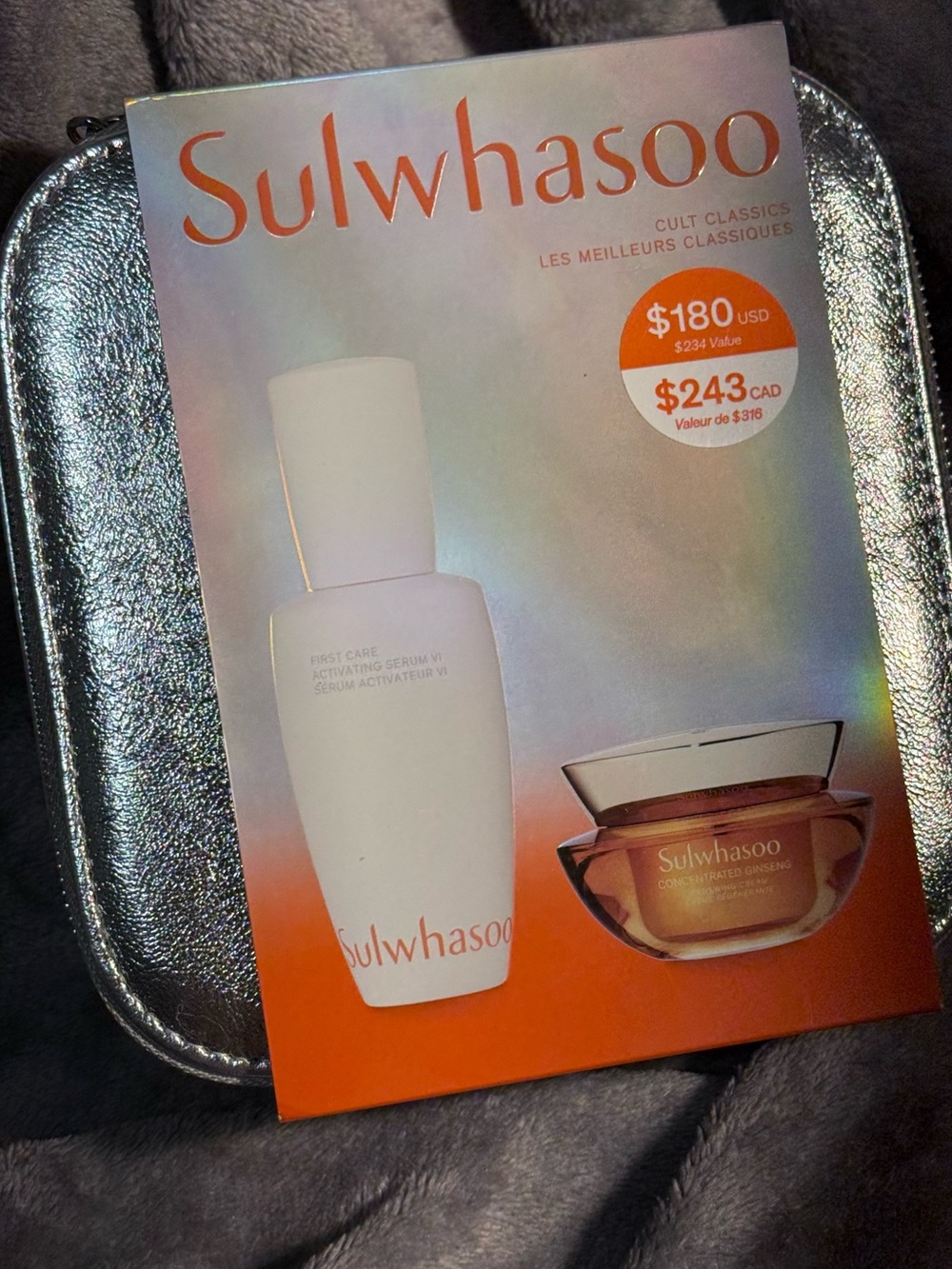 Sulwhasoo Brightening Serum & Cream Set - Orange